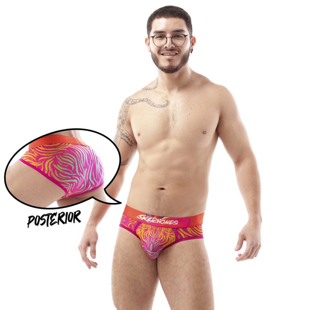 🐅🌿 Calzón «Selva Rosa»💖🌿 – Rayas que Rugen Estilo